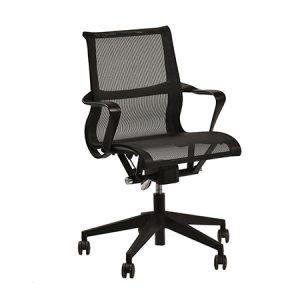 כסא לחדר ישיבות דגם ויטרה רשת שחור