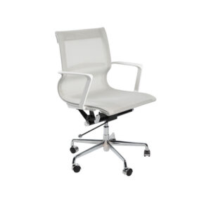 כסא לחדר ישיבות דגם פולו לבן