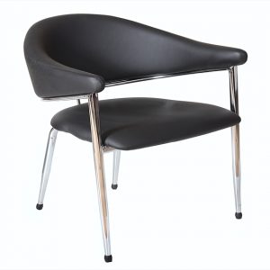 כסא אורח תמיר שחור