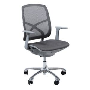 כסא למשרד דגם גריי אפור גוף אפור