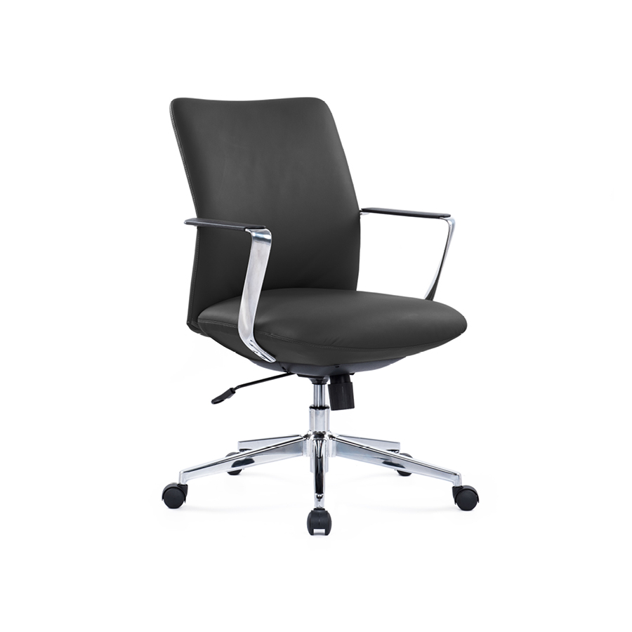 כסא לחדר ישיבות דגם אלפא שחור