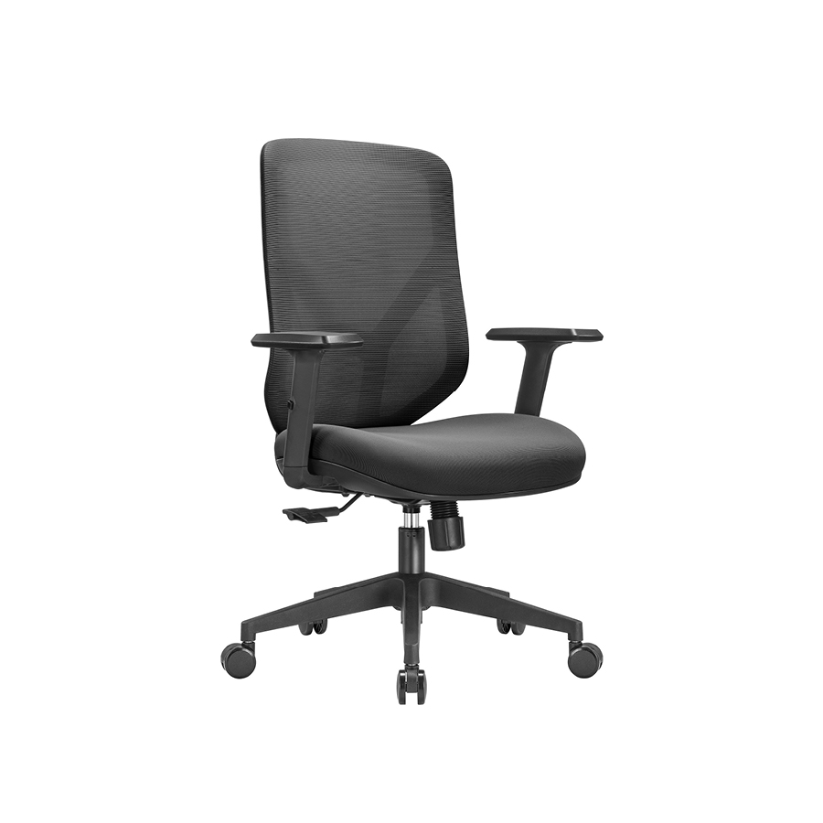 כסא משרדי אורתופדי דגם בארי שחור