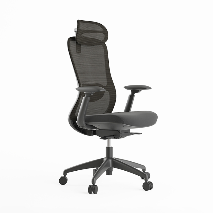 כסא משרדי אורתופדי ארגונומי דגם סילק